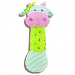 Hochet "pouet pouet" - Belle vache - à partir de 3 mois