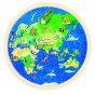 Puzzle double face "Globe terrestre" - à partir de 6 ans