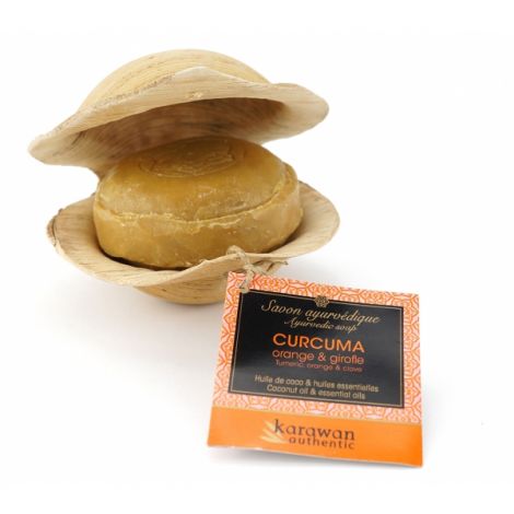 Savon ayurvédique curcuma - 100 g Savon ayurvédique curcuma - 100 g
