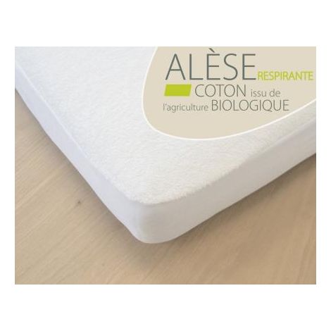 Alèse en Coton BIO Pour lit bébé 60x120 cm - Kadolis