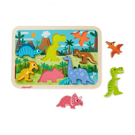 puzzle dinosaure janod