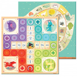 Jeu de l'oie et petits chevaux 'Ludo and Co Junior' - à partir de 3 ans