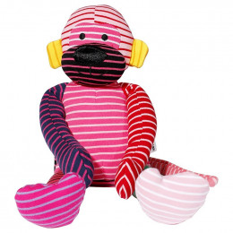 Doudou cozy toy - singe rose - dès la naissance