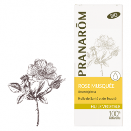 Huile végétale de rose musquée 50 ml  - Pranarôm