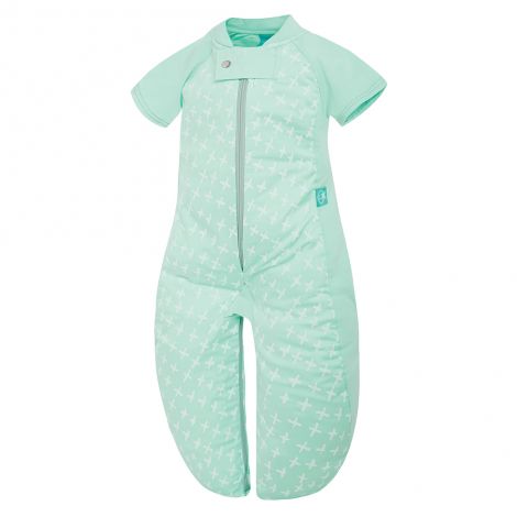 Pyjama transformable en sac de couchage - Léger Mint Cross TOG 1.0 / 2-12 mois 