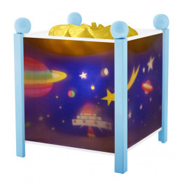 Lanterne magique "Espace" Bois Bleu - à partir de 3 ans