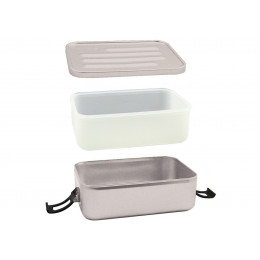 Boîte à repas en alu avec insert en silicone