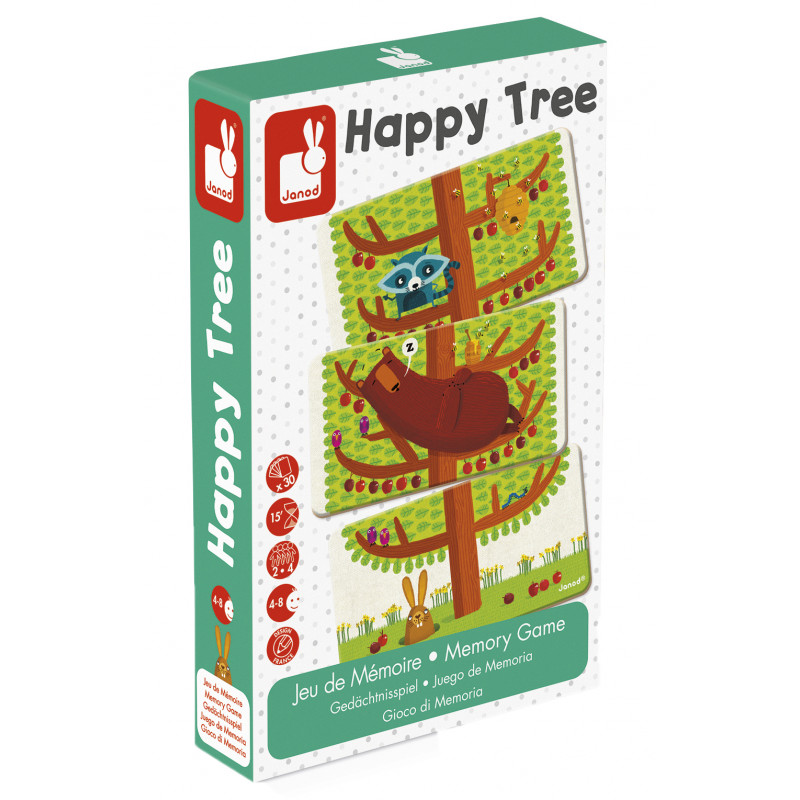 Janod - Jeu de memoire Happy Tree - à partir de 4 ans * - Sebio