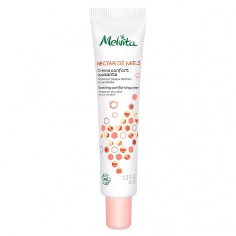 Crème confort apaisante BIO nectar de miels 40 ml - Melvita Crème confort apaisante BIO nectar de miels 40 ml - Melvita