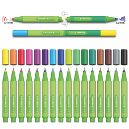 Minis marqueurs 1 mm Link It Bio 8 couleurs - à partir de 3 ans *