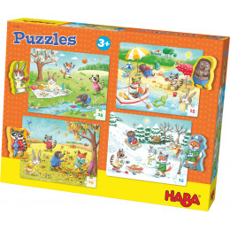 Puzzles 'Les saisons' - à partir de 3 ans