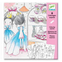 Coloriage surprise 'Les fenêtres de Pupi' - à partir de 6 ans