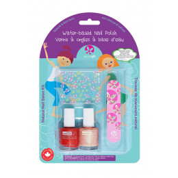 Set de 2 vernis à ongles pour enfant et accessoires - à partir de 3 ans