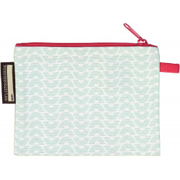 Mini trousse - porte monnaie en coton BIO "Flamant Rose"