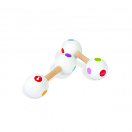 Haltère maracas Confetti - à partir de 1 an