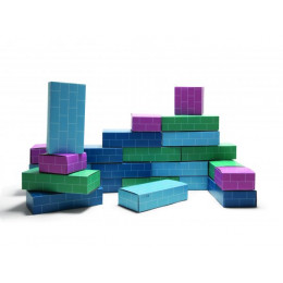 Super bricks - 24 briques en carton - à partir de 3 ans