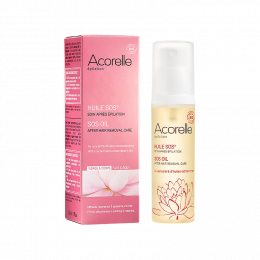 Huile Bio SOS épilation. Apaise, répare et protège Visage et corps 50 ml
