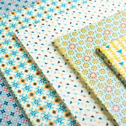 Film ciré réutilisable XL - 35 x 40 cm - motifs aléatoires