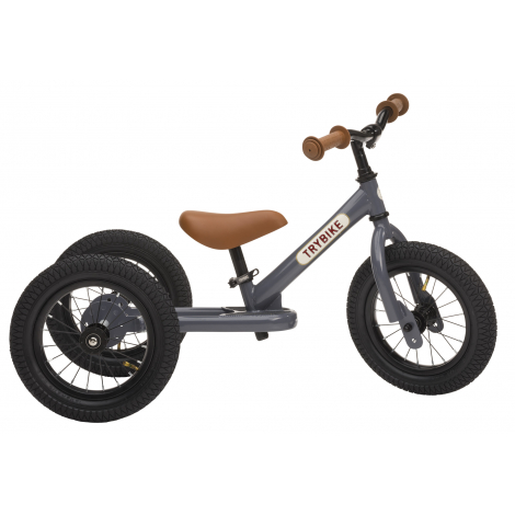 Trybike 2-en-1 gris - tricycle