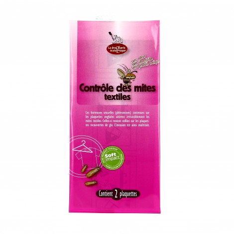 Anti-mites textiles - 2 plaquettes Anti-mites textiles - 2 plaquettes