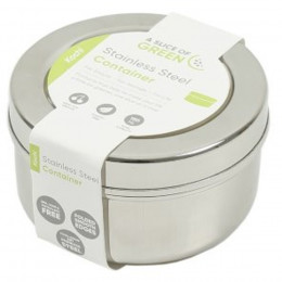 Boîte ronde en inox - Kochi - 150 ml