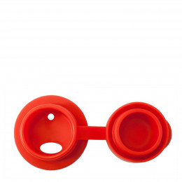 Gourde bouteille en inox - modèle sport - 550 ml - Rouge