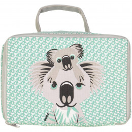 Valisette / vanity case en coton BIO - Koala