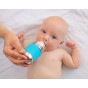 Biberon évolutif en inox - 150 ml - Tétine - Bleu