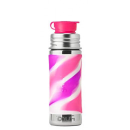 Bouchon sport en silicone pour bouteille en inox Pura - Rose
