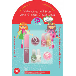 Set de 4 minis vernis à ongles et brillants à lèvres pour enfant - à partir de 3 ans