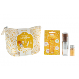 Trousse scintillante dorée - maquillage enfant