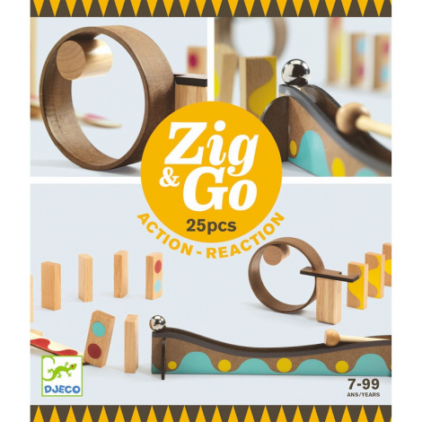 Jeu de construction Zig & Go - 25 pièces - à partir de 7 ans Jeu de construction Zig & Go - 25 pièces - à partir de 7 ans