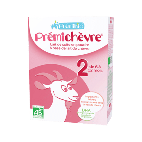 Prémichèvre 2 - Lait de chèvre Bio de 6 à 12 mois - 600 g