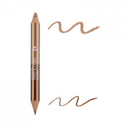 Duo fard et liner Bio Bronze cuivre / Beige doré