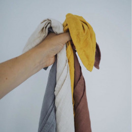 Lange en mousseline bio - Lemon