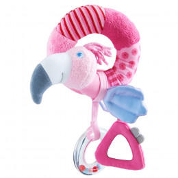 Hochet figurine Flamant Gustave
