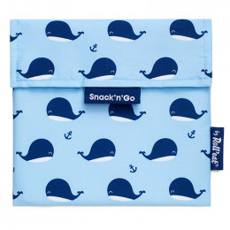 Pochette lavable et réutilisable Snack'n'Go - Kid Baleines