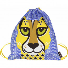 Sac d'activités enfant en coton BIO - Love Cats - Guépard