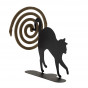 Porte spirales d'encens - Chat 