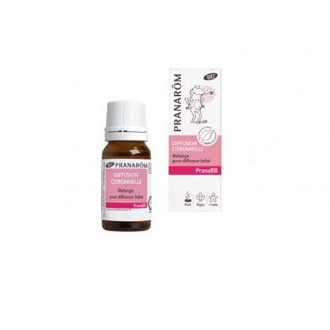 PranaBB : mélange pour diffuseur citronnelle BIO 10 ml