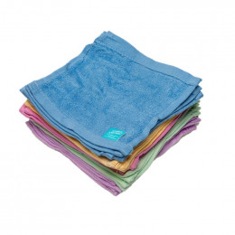 Kit TE1 lingettes lavables - bambou éponge Terry - Arc en ciel pastel - Lavande