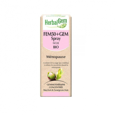 Fem50+gem Bio - Ménopause - Spray 10 ml 