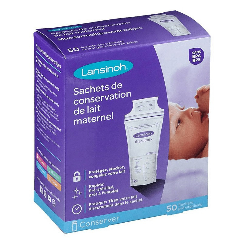 Sachet stérilisé de conservation lait maternel Congélateur pré-stériliser  250ml