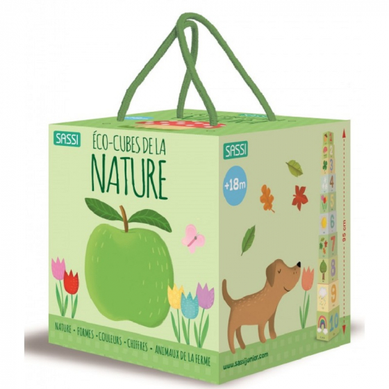 Eco-cubes et livre de la nature - à partir de 18 mois Eco-cubes et livre de la nature - à partir de 18 mois