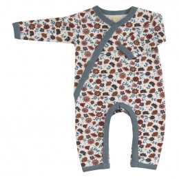 Pyjama kimono en coton BIO - Ditsy