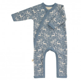 Pyjama kimono en coton BIO - Cerf bleu
