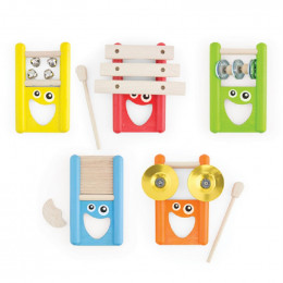 Set d'instruments de musique en bois - à partir de 2 ans