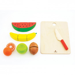 Fruit en bois à découper - à partir de 3 ans