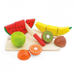 Fruit en bois à découper - à partir de 3 ans