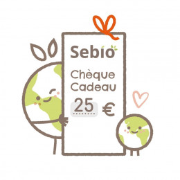 Chèque cadeau virtuel de 25 € - version électronique